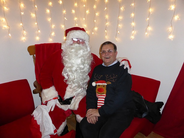 Santa with Sidney