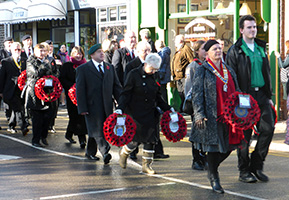 President Alison with other dignitories Poppy2016