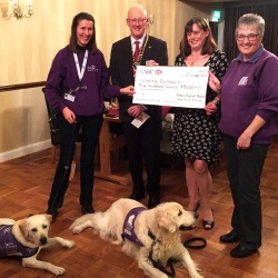 Cheque presentation to Canine Partners 2015