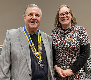 Rotarian Adrienne Hodgson-Hoy