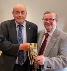 President Sidney Fox handover in 2023